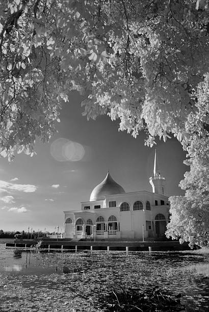istock View Of Mosque in Black and White, Selective Focus 471969820