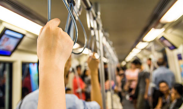 istock Woman holding onto a handle 471969899