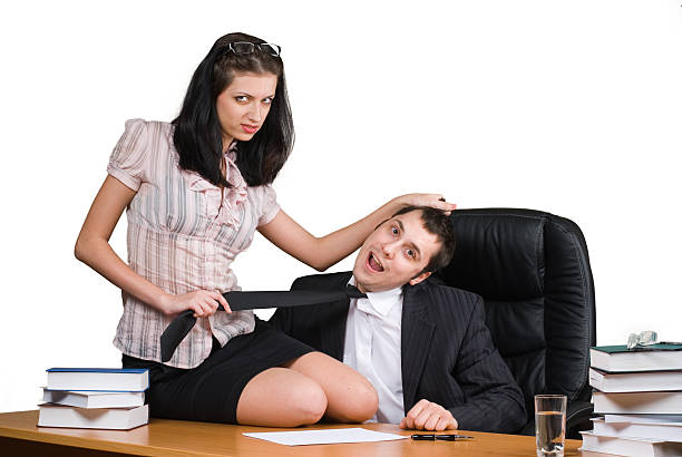 istock Boss and him secretary 471970517