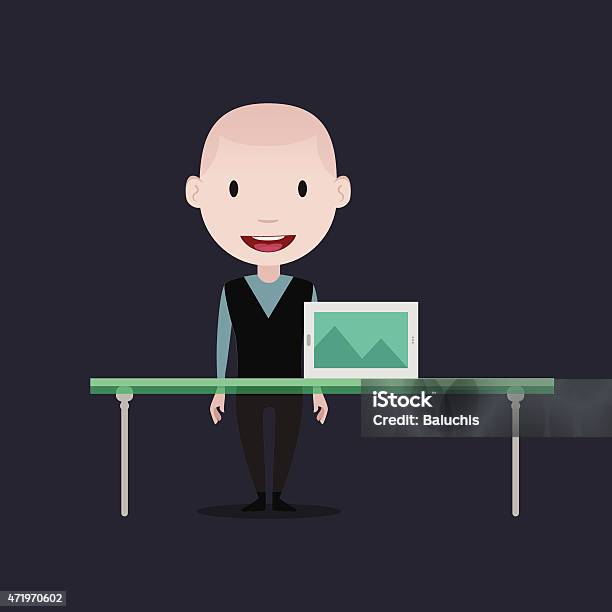 Business Man Stock Illustration - Download Image Now - 2015, Adult, Business