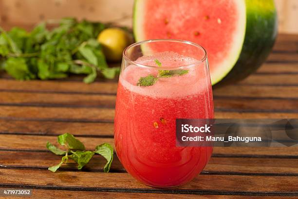 Watermelon Juice Stock Photo - Download Image Now - Watermelon Juice, 2015, Citrus Fruit
