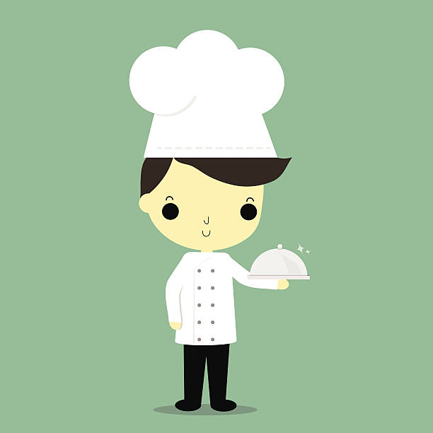 셰프리 - chef italian culture isolated french culture stock illustrations