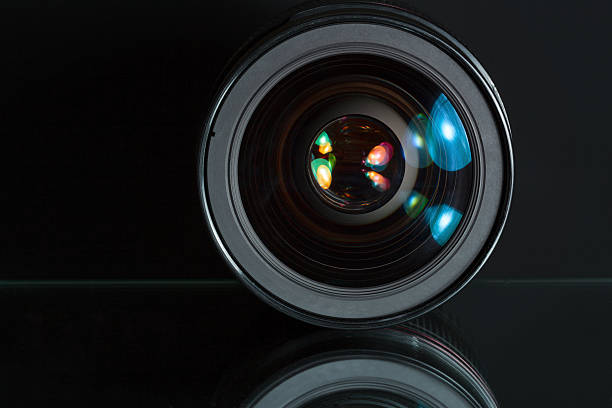 istock Professional photo lens in dark background 471974525