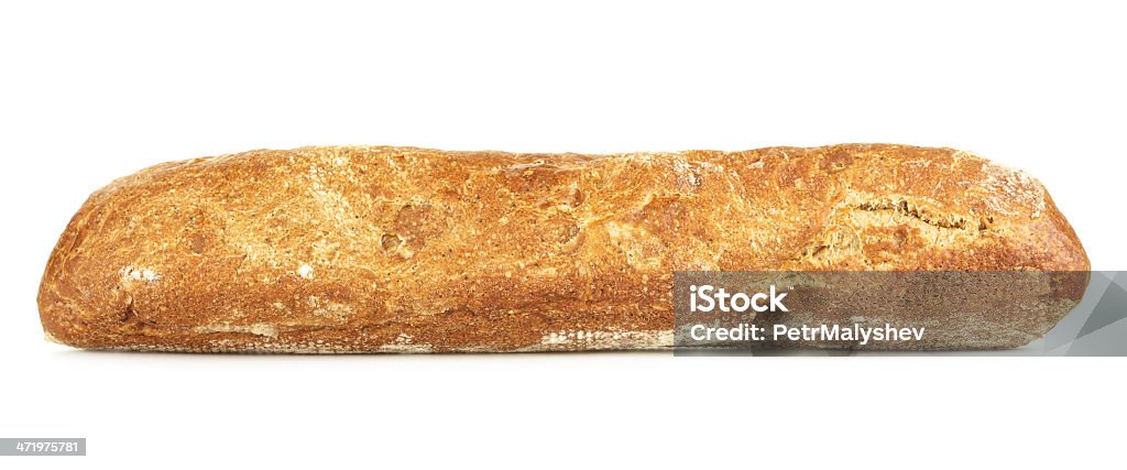 Rye Bread rye bread loaf isolated on white background Baguette Stock Photo