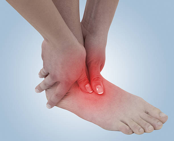 istock Acute pain in a woman ankle 471976587