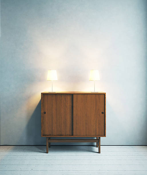 istock Lamps on the cabinet. 3D rendering 471977486