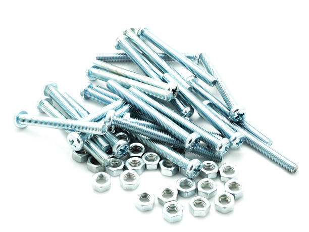 istock Metal bolt and screw 471978040
