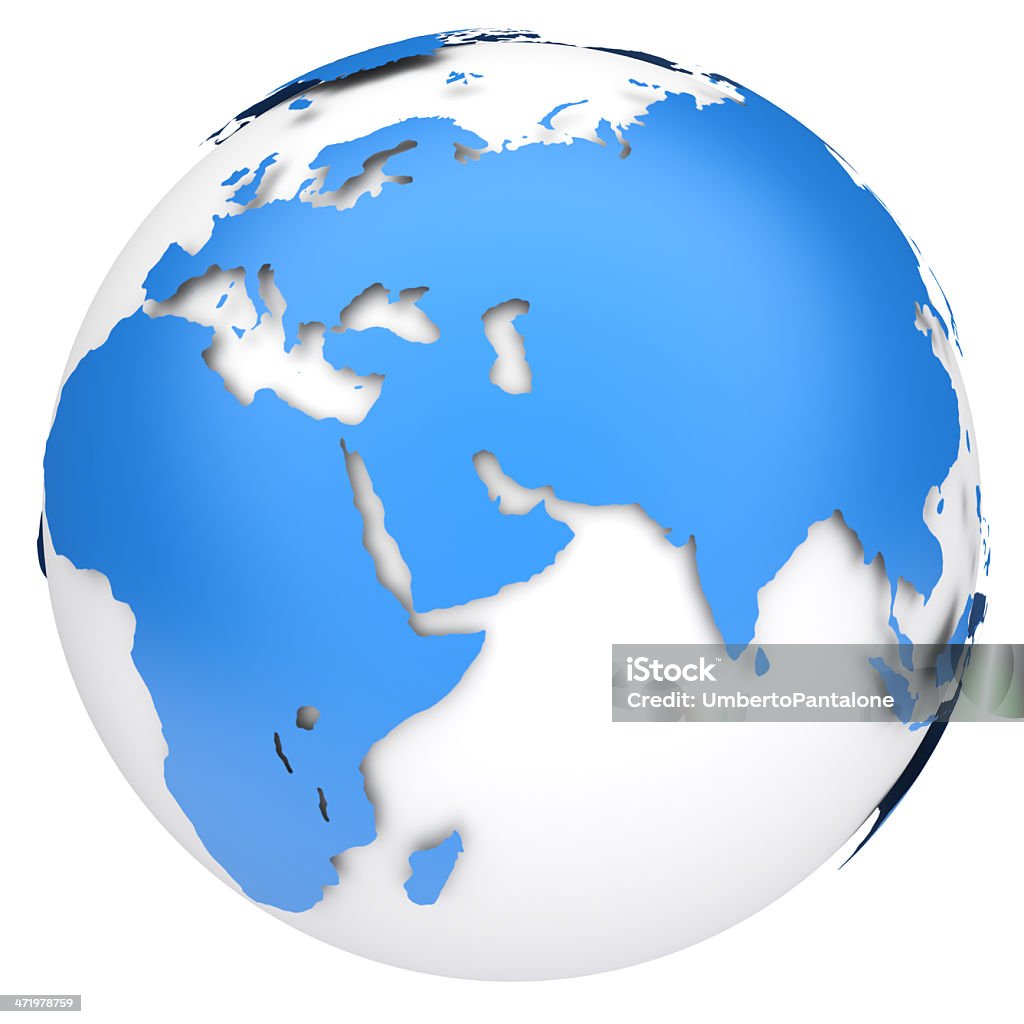 Earth globe - Стоковые фото Азия роялти-фри