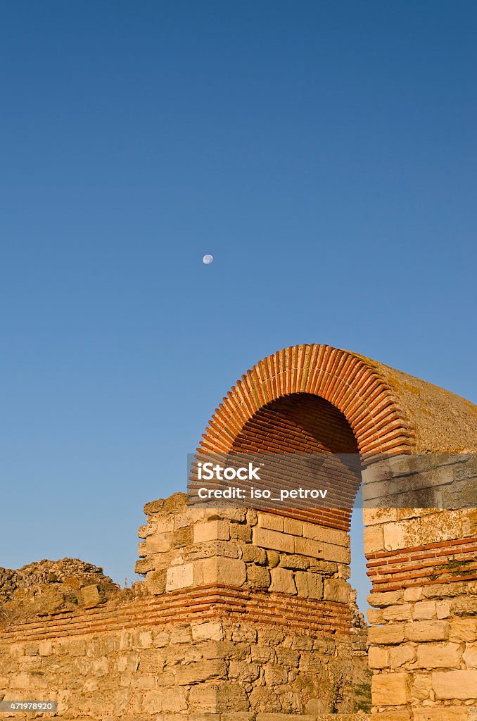 Part of the wall in the city of Nesebar Part of the wall in the city of Nesebar in Bulgaria 2015 Stock Photo