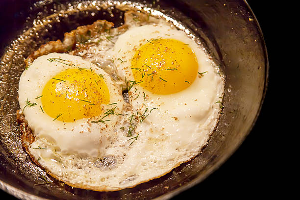 달걀 프라이 스톡 사진