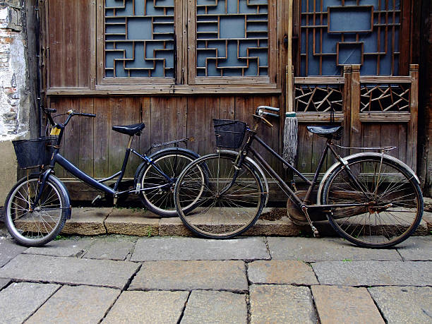 istock Bicycles in China's street 471982345