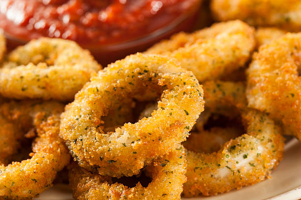 istock Homemade Fried Breaded Calamari 471982749