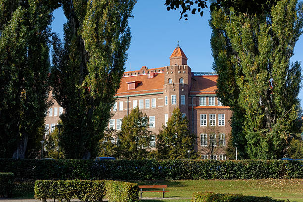 katedralskolan в vasastaden - athens academy стоковые фото и изображения