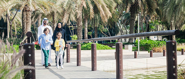 istock Middle Eastern Family Outdoors 471985442