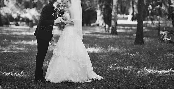 istock Groom and bride on wedding day together. 471986368