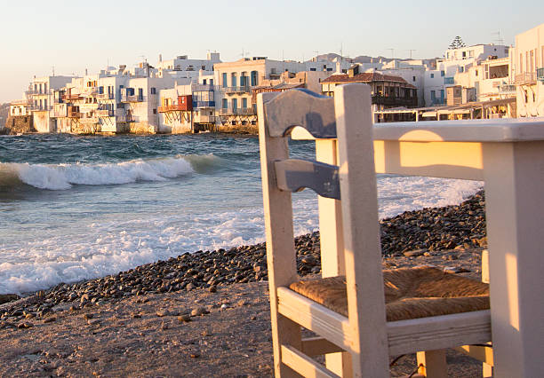 Little Venice in Mykonos Town, Greece