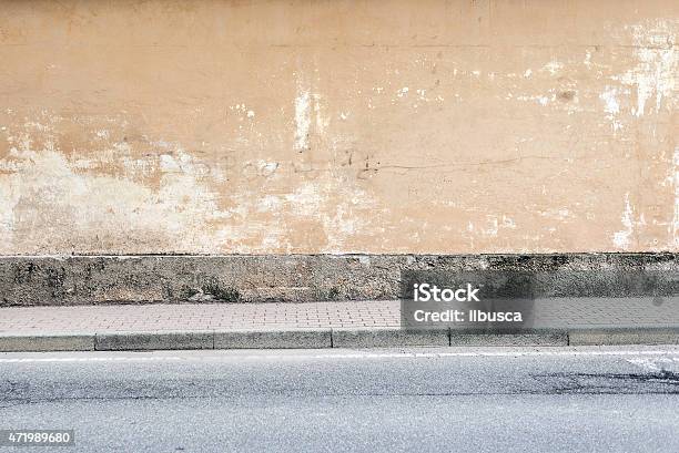Street Wall Background Stock Photo - Download Image Now - Wall - Building Feature, Surrounding Wall, Street