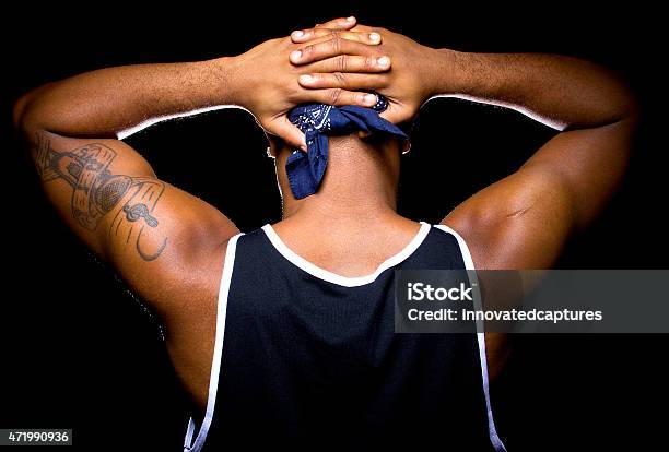 Man Being Arrested Stock Photo - Download Image Now - Racial Profiling, Bandana, Gangster