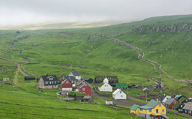 istock Mykines, typical village on Faroe islands. 471991536