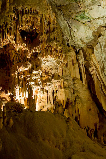 istock Stalactite and Stalagmite Formations in the Cave. 471993007