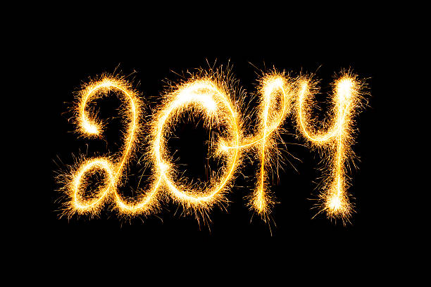 istock Happy New Year made a sparkler 471994731