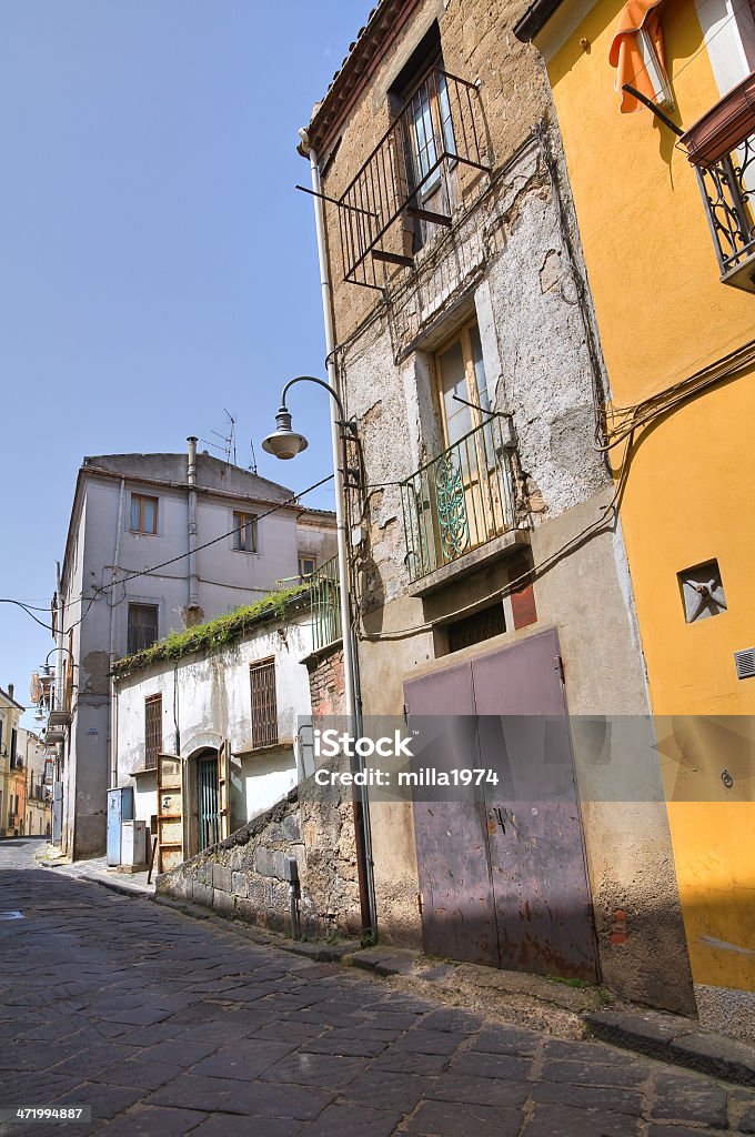 Alleyway. Melfi. Basilicata. Italy. Alley Stock Photo