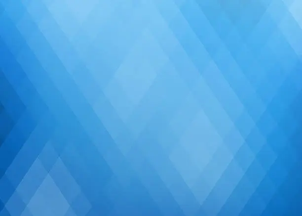 Photo of A blue geometric abstract background concept