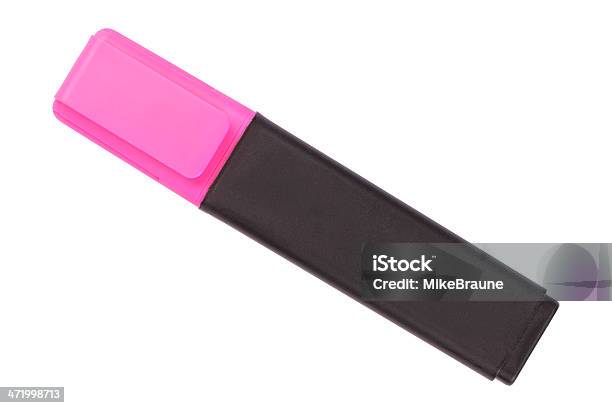 Pink Marker Isoliert Auf Weißem Hintergrund Stockfoto und mehr Bilder von Ausmalen - Ausmalen, Berufliche Beschäftigung, Bildung