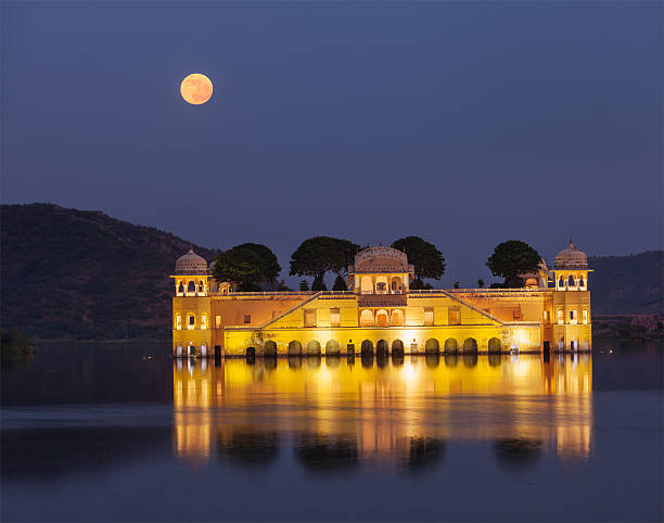 istock Jal Mahal (Water Palace).  Jaipur, Rajasthan, India 471999915