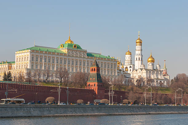 istock Panorama of Moscow Kremlin in the evening. Russia 472000544