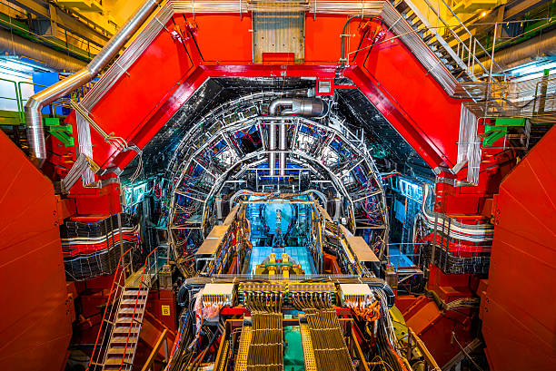 Experiments Detail ATLAS (A Toroidal LHC Apparatus) geneva switzerland photos stock pictures, royalty-free photos & images