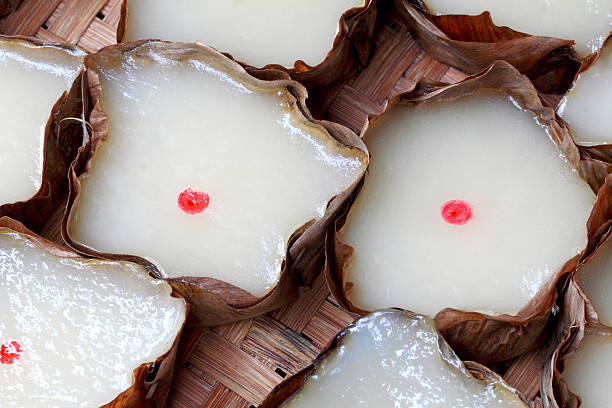 Traditional Year cake or Chinese New Year's cake is a food prepared from glutinous rice and consumed in Chinese cuisine.