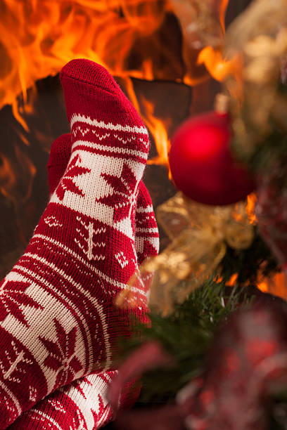 istock Relax in christmas ambiance. 472003957