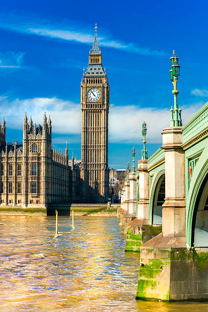 オックベン(ビックベン) The Big Ben London Uk Stock Photo - Download Image Now