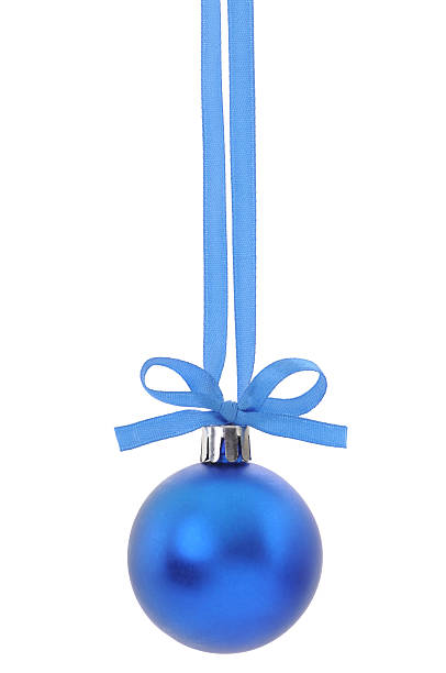 istock Christmas ball with ribbon 472005785