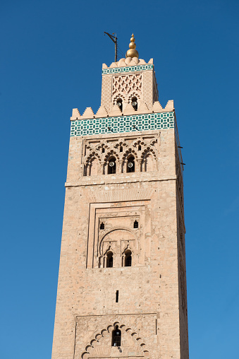 Koutoubia Minaret of the mosque of Marrakech