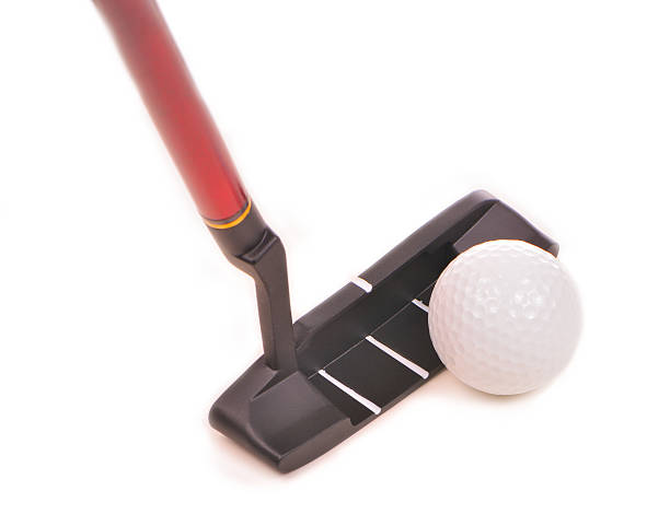 istock Golf Ball and Club isolated on white background 472006483