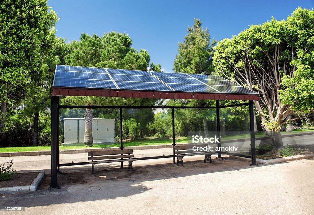 Sol Stop Bus Solar Bus Stop Stock Photo - Download Image Now - Bus Stop, Solar ...