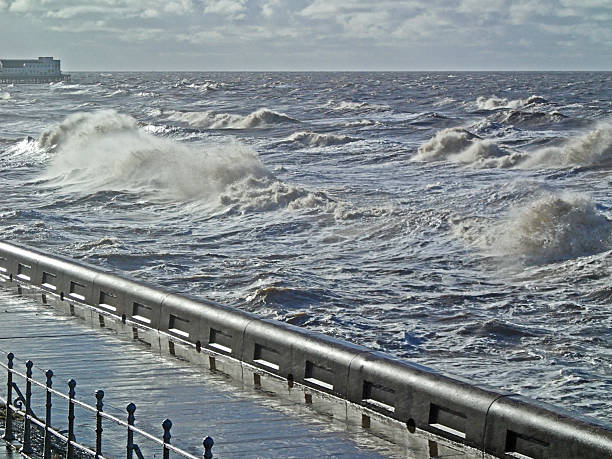 istock Strong winds cause very rough seas at BLACKPOOL. UK 472008157