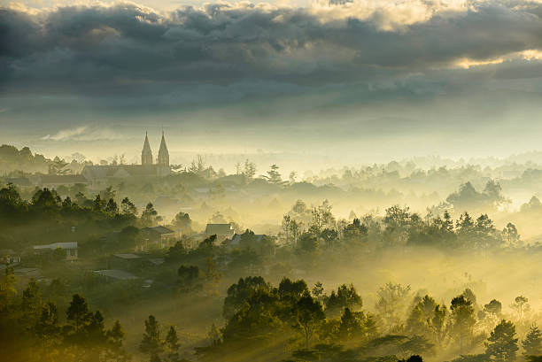 Sunrise in Bao Loc, Vietnam