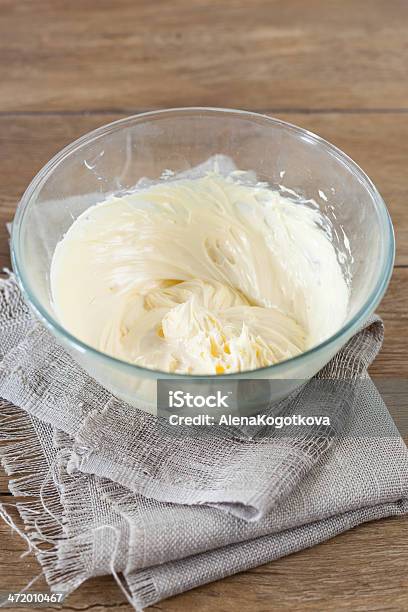 Making Buttercream Stock Photo - Download Image Now - White Color, Whipped Food, Butter