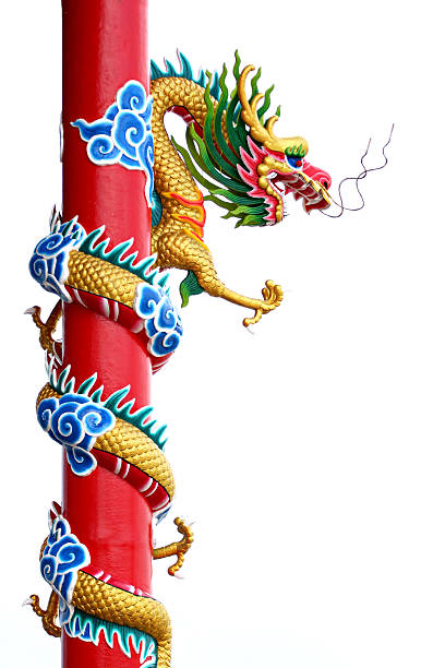istock Thailand Golden dragon statue. 472011157