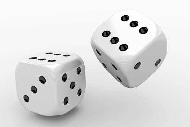 pair of dice stock photo