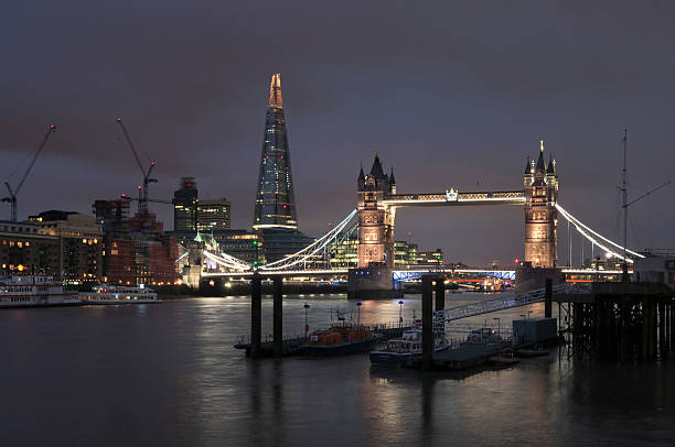 istock Tower Bridge and The Shard at dusk 472011751