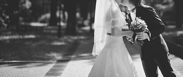istock Groom and bride on wedding day together. 472021214