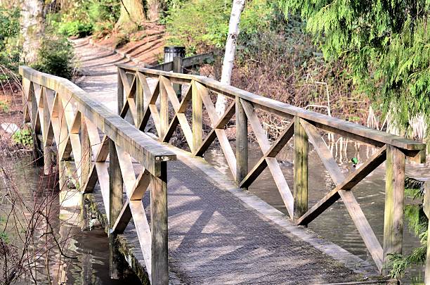 istock Wooden bridge portrait 472022383