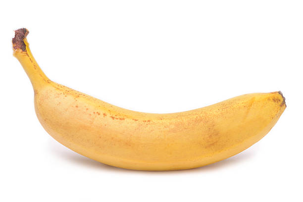 istock Ripe banana isolated on white background 472024267