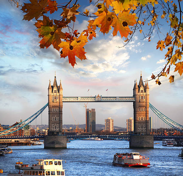 istock Famous Tower Bridge in Autumn, London, England 472024733