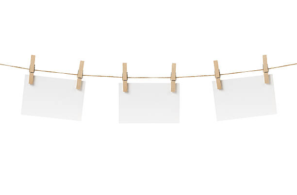 istock paper cards hanging on the rope 472024813