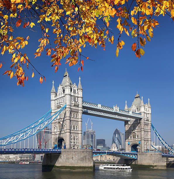 istock Famous Tower Bridge in Autumn, London, England 472025257